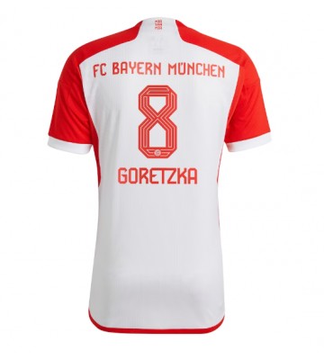 Bayern Munich Leon Goretzka #8 Replika Hjemmebanetrøje 2023-24 Kortærmet